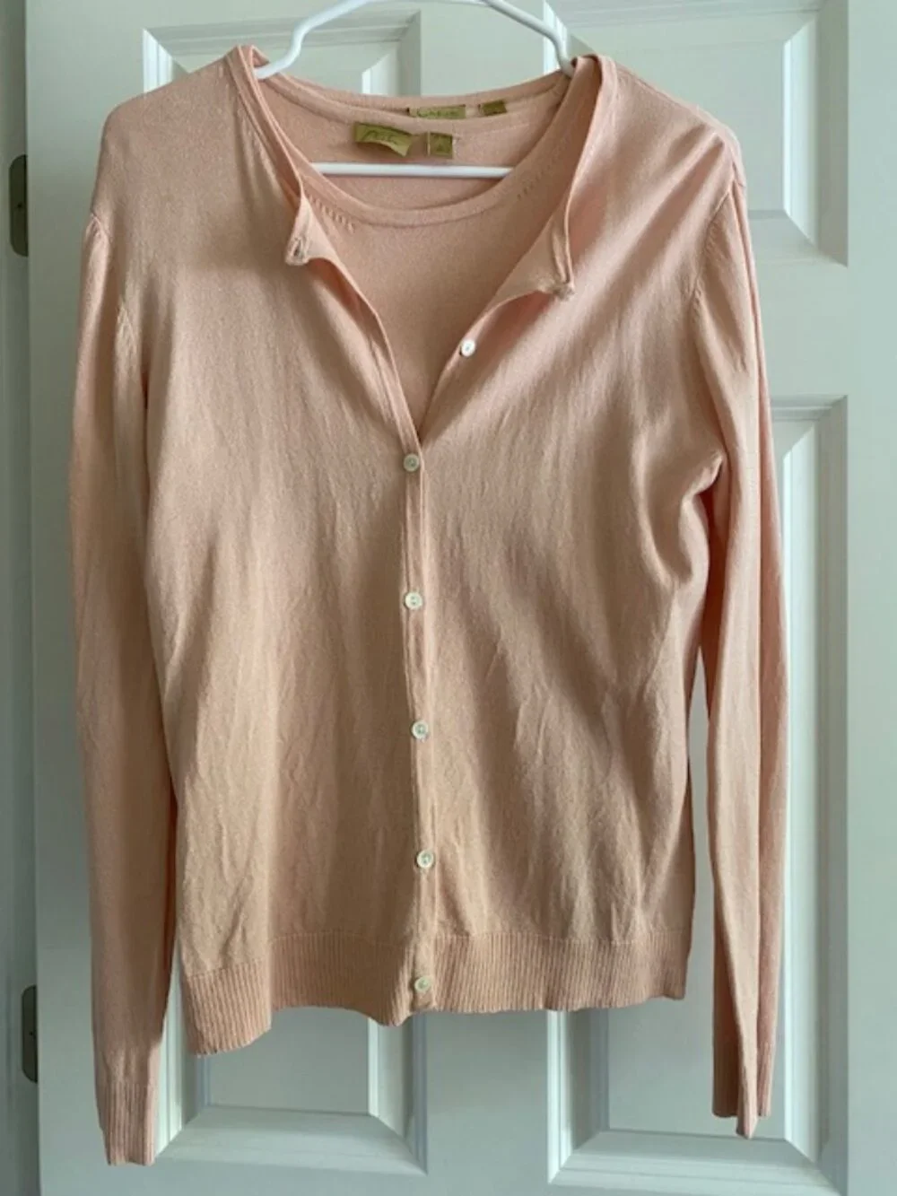 Pink Caslon Shell and Matching 2 PC Cardigan Set